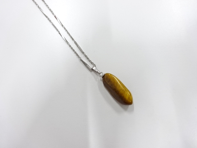 タイガーアイ　ネックレス